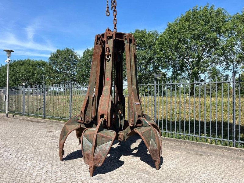 Mechanical  Two Rope Orange Peel Grab